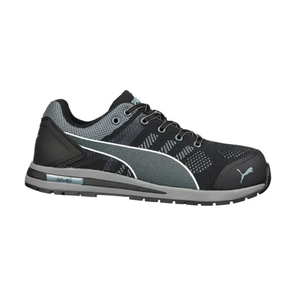 Zapatilla de Seguridad Elevate Knit Black Low Puma Safety