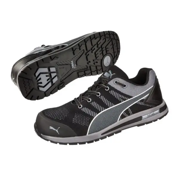 Zapatilla de Seguridad Elevate Knit Black Low Puma